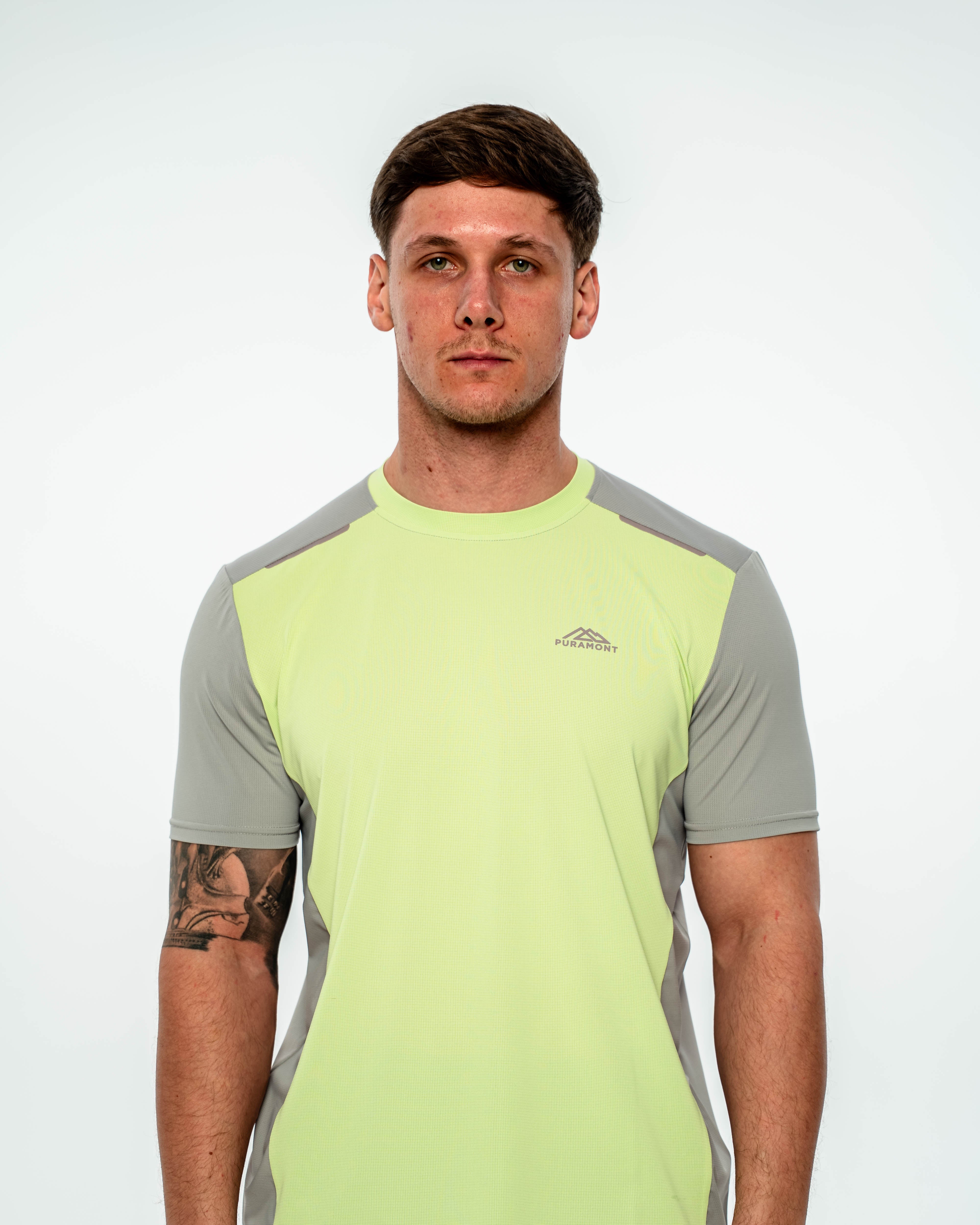 Discover Tee - Green/Grey