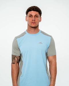 Discover Tee - Blue/Grey