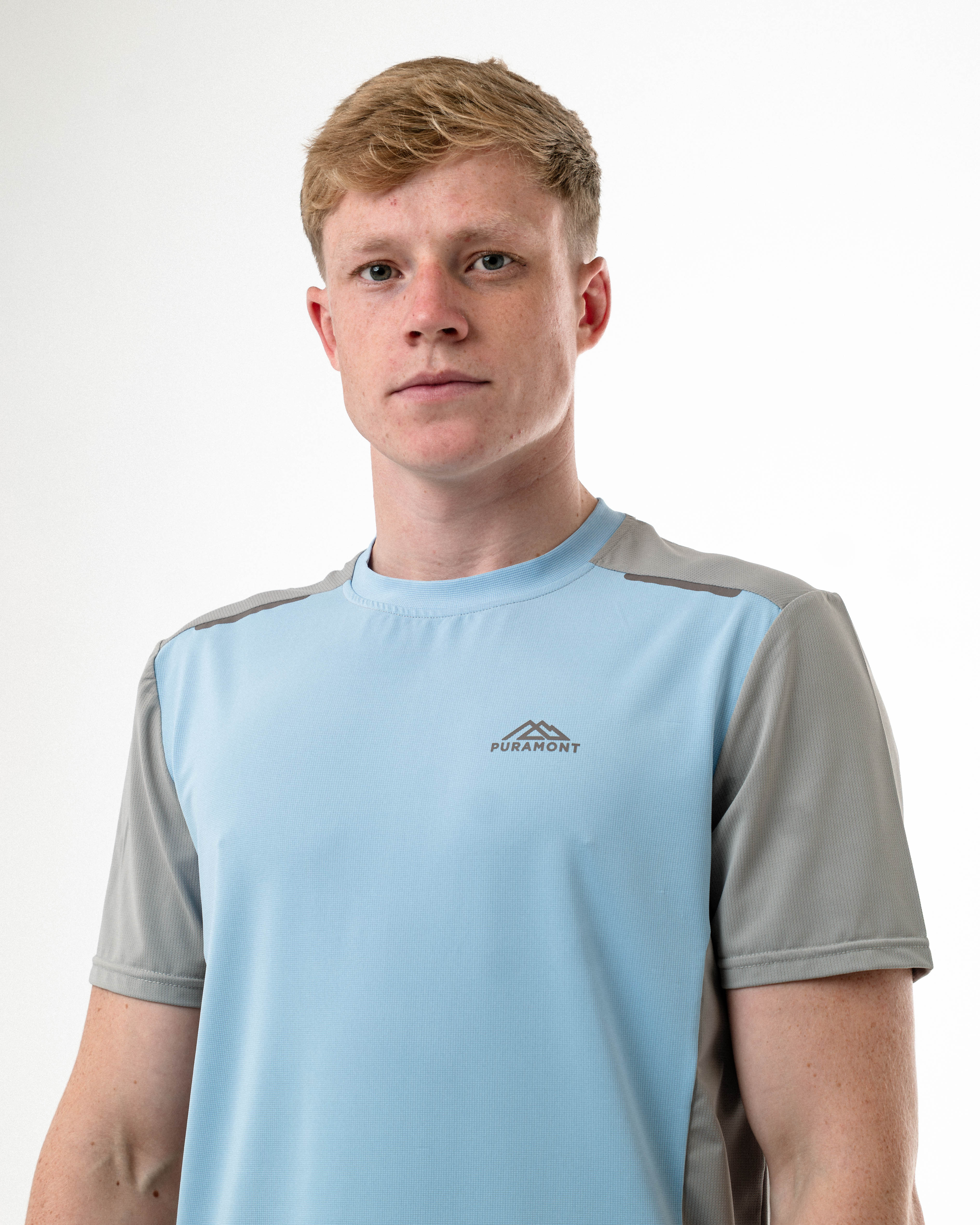 Discover Tee - Blue/Grey