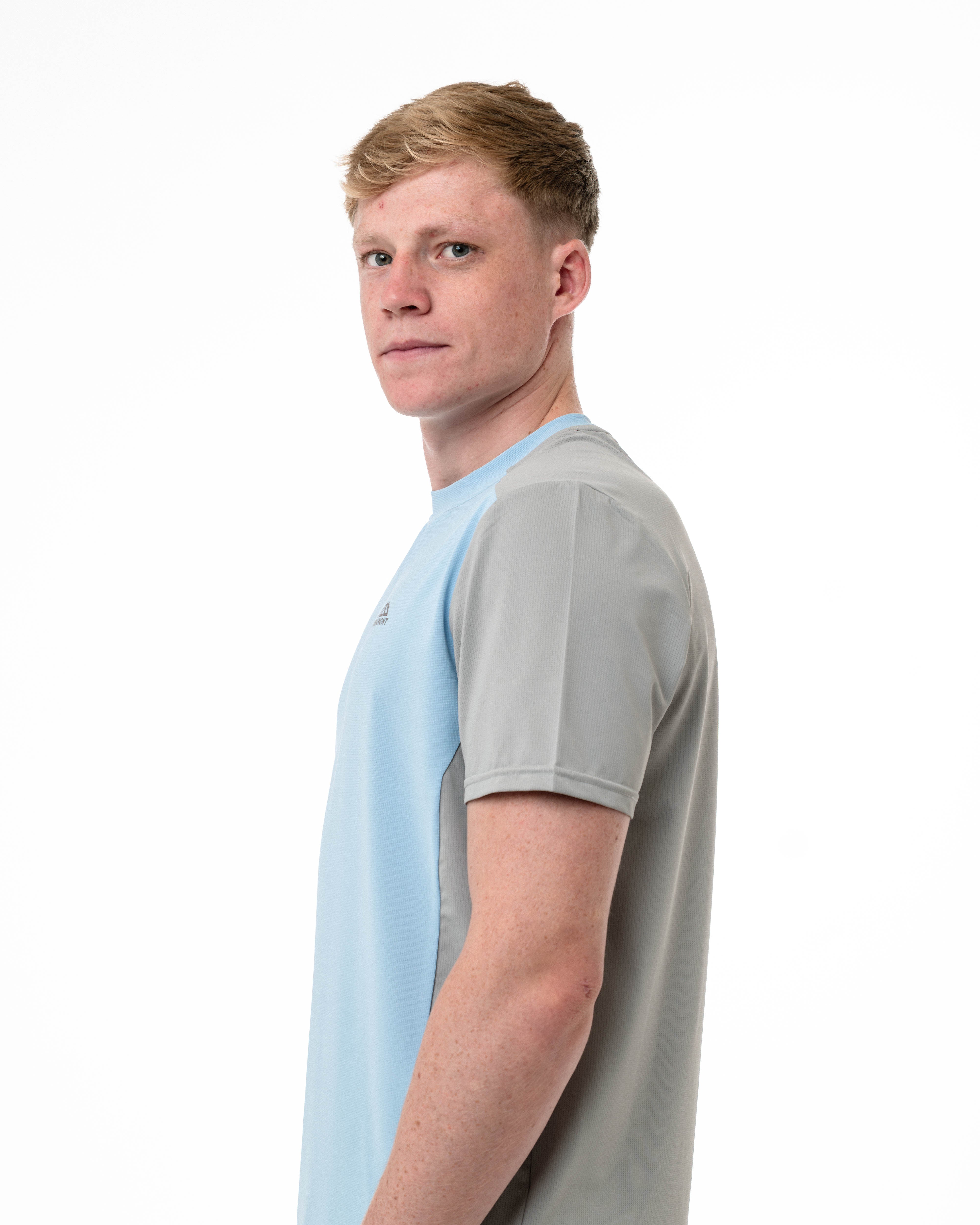 Discover Tee - Blue/Grey
