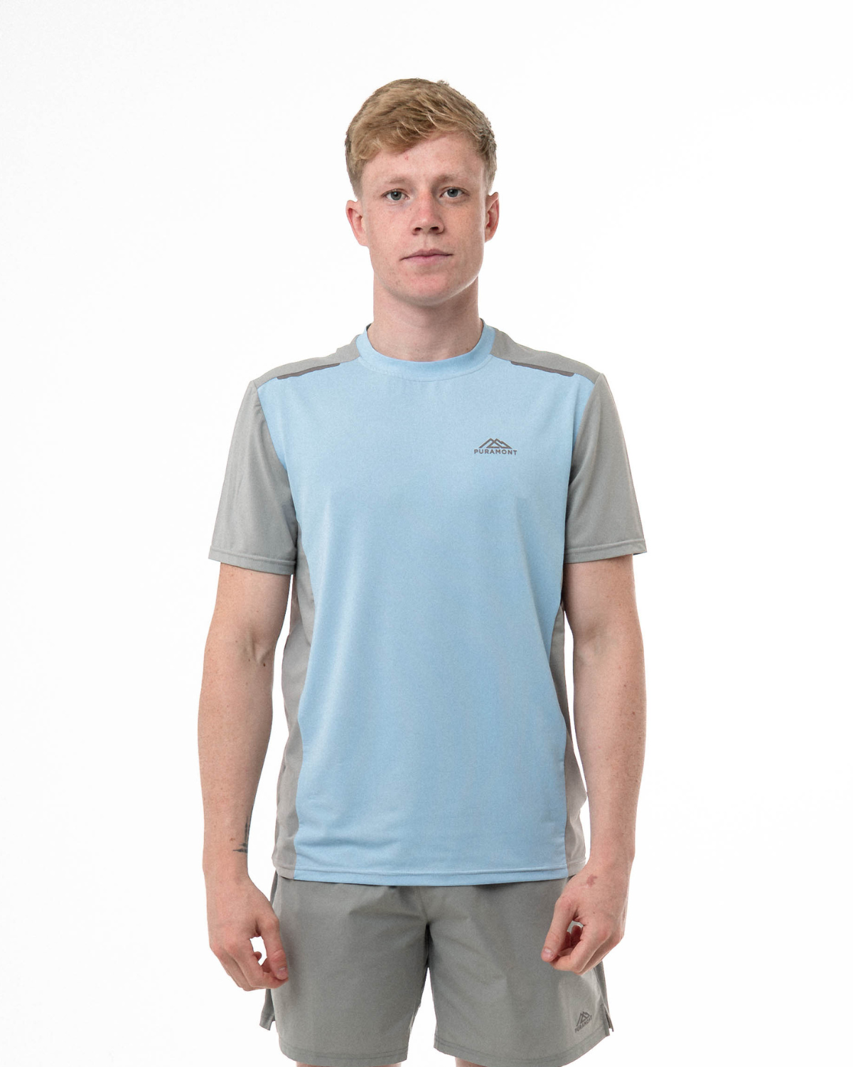 Discover Tee - Blue/Grey