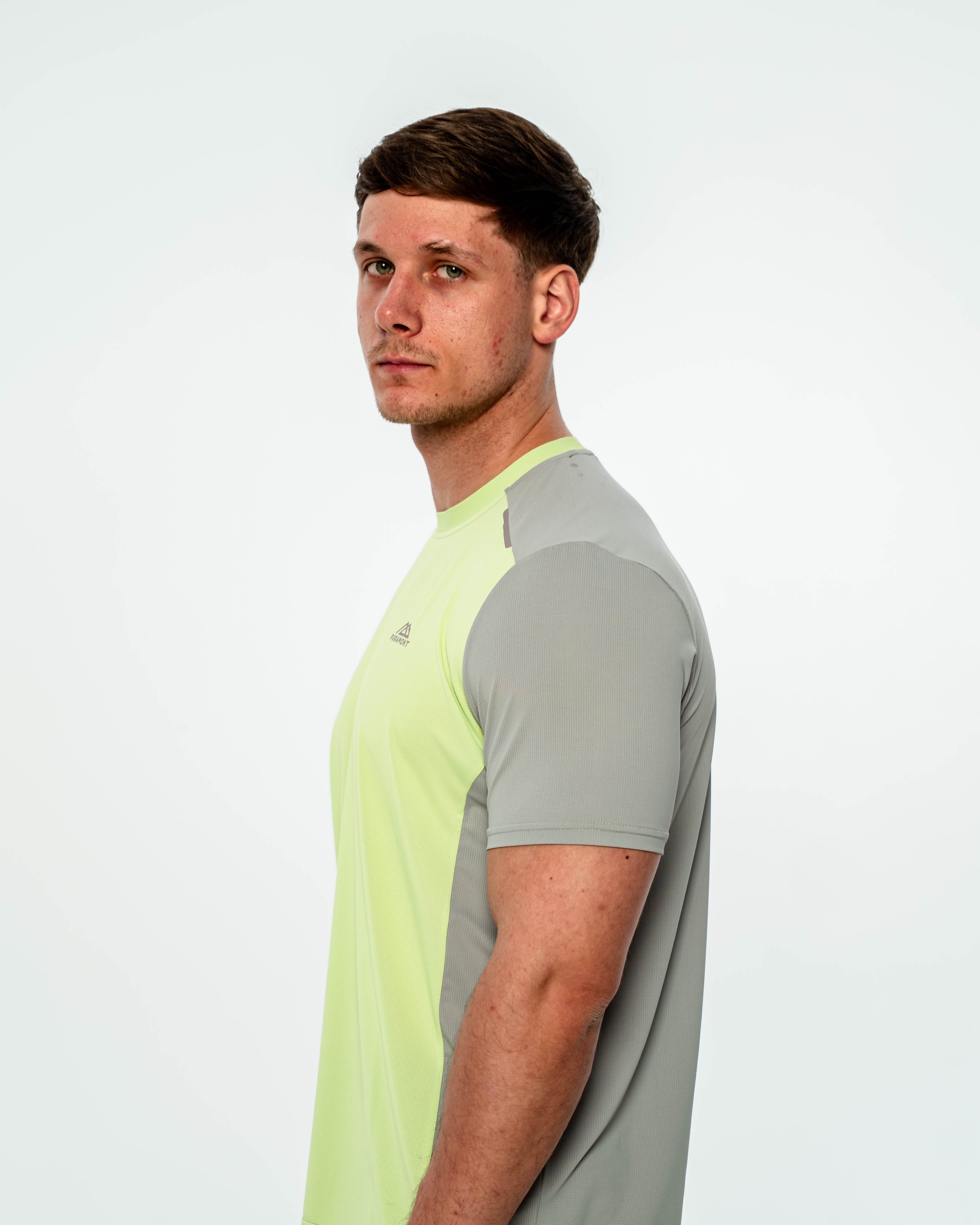 Discover Tee - Green/Grey