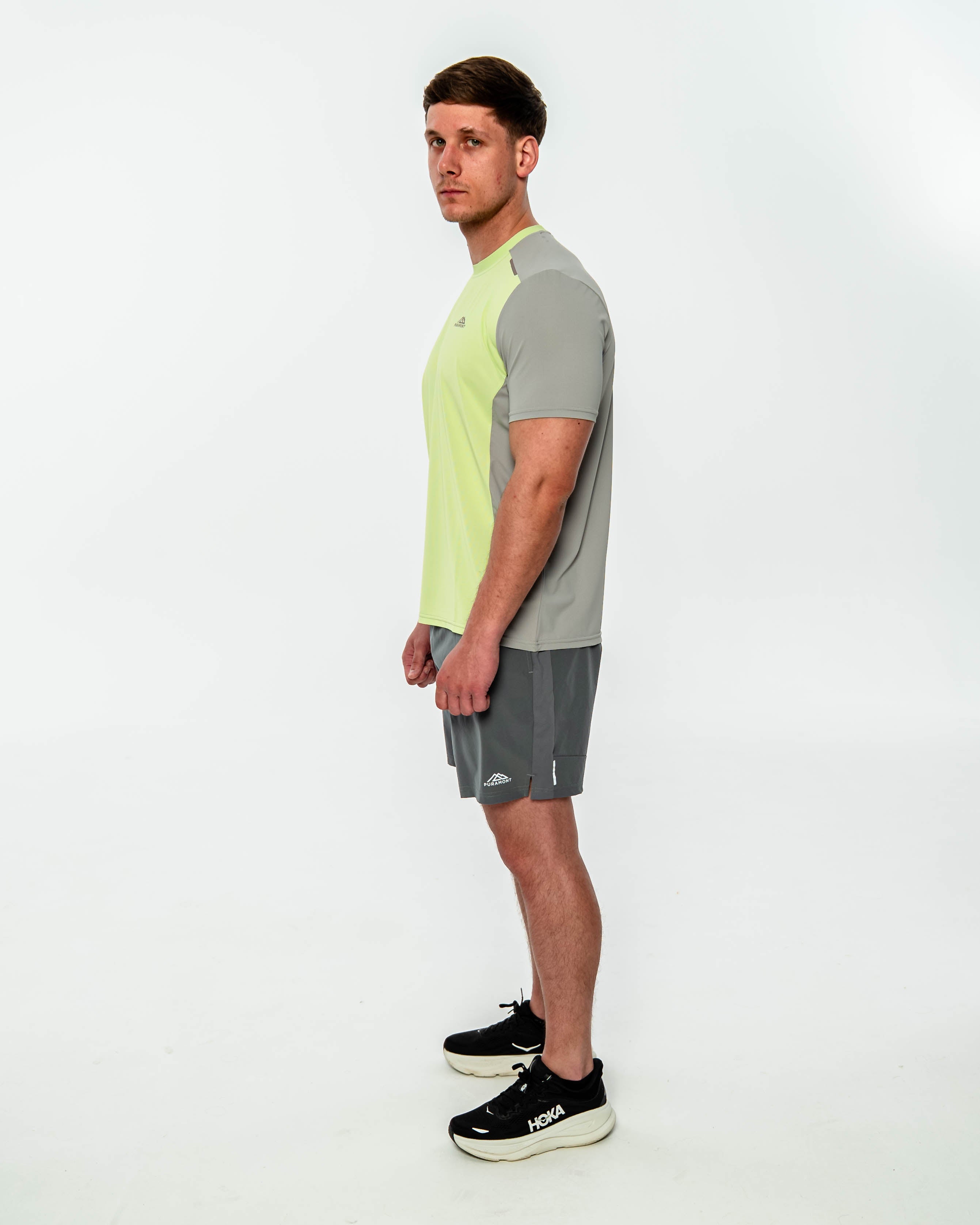 Discover Tee - Green/Grey