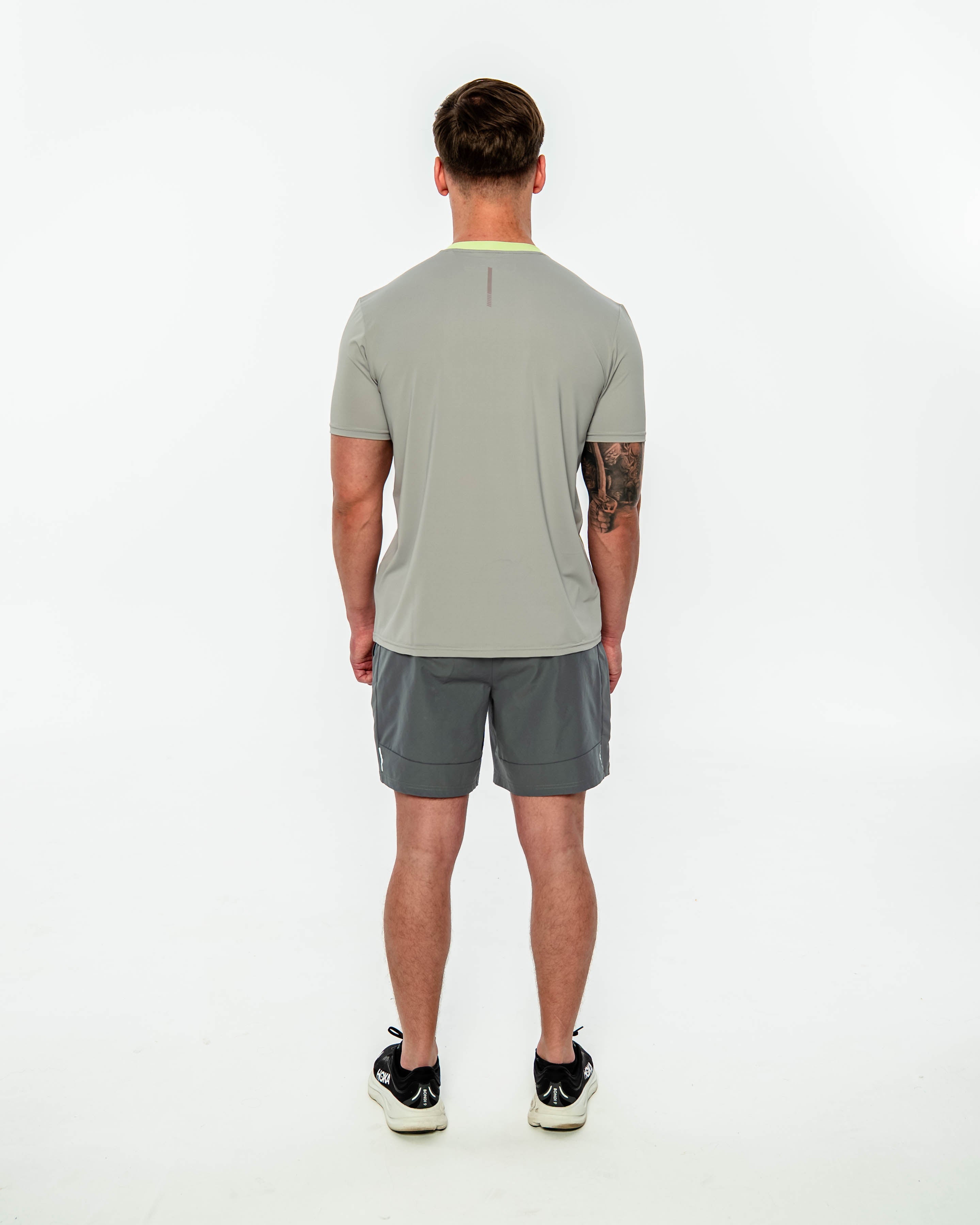 Discover Tee - Green/Grey