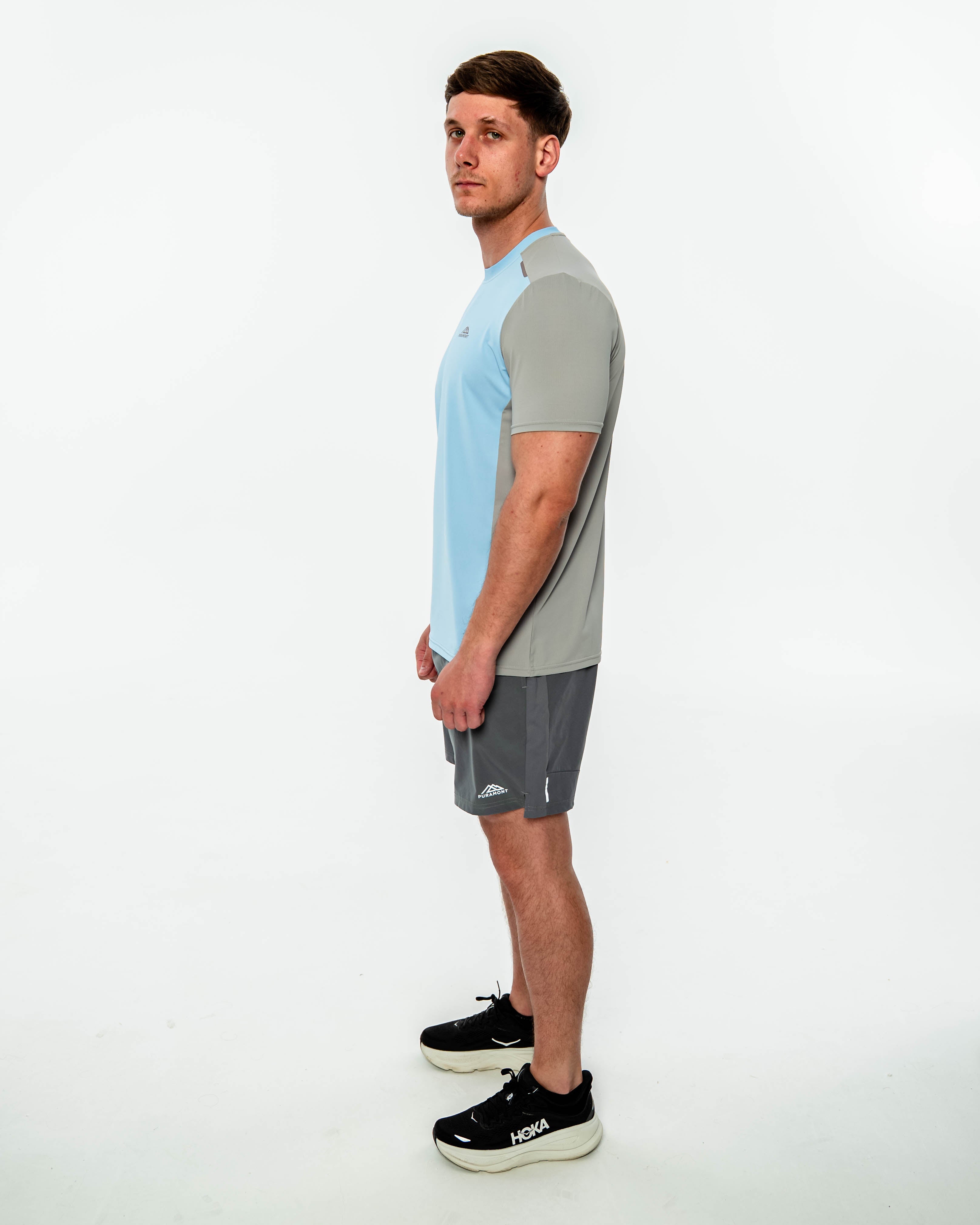 Discover Tee - Blue/Grey