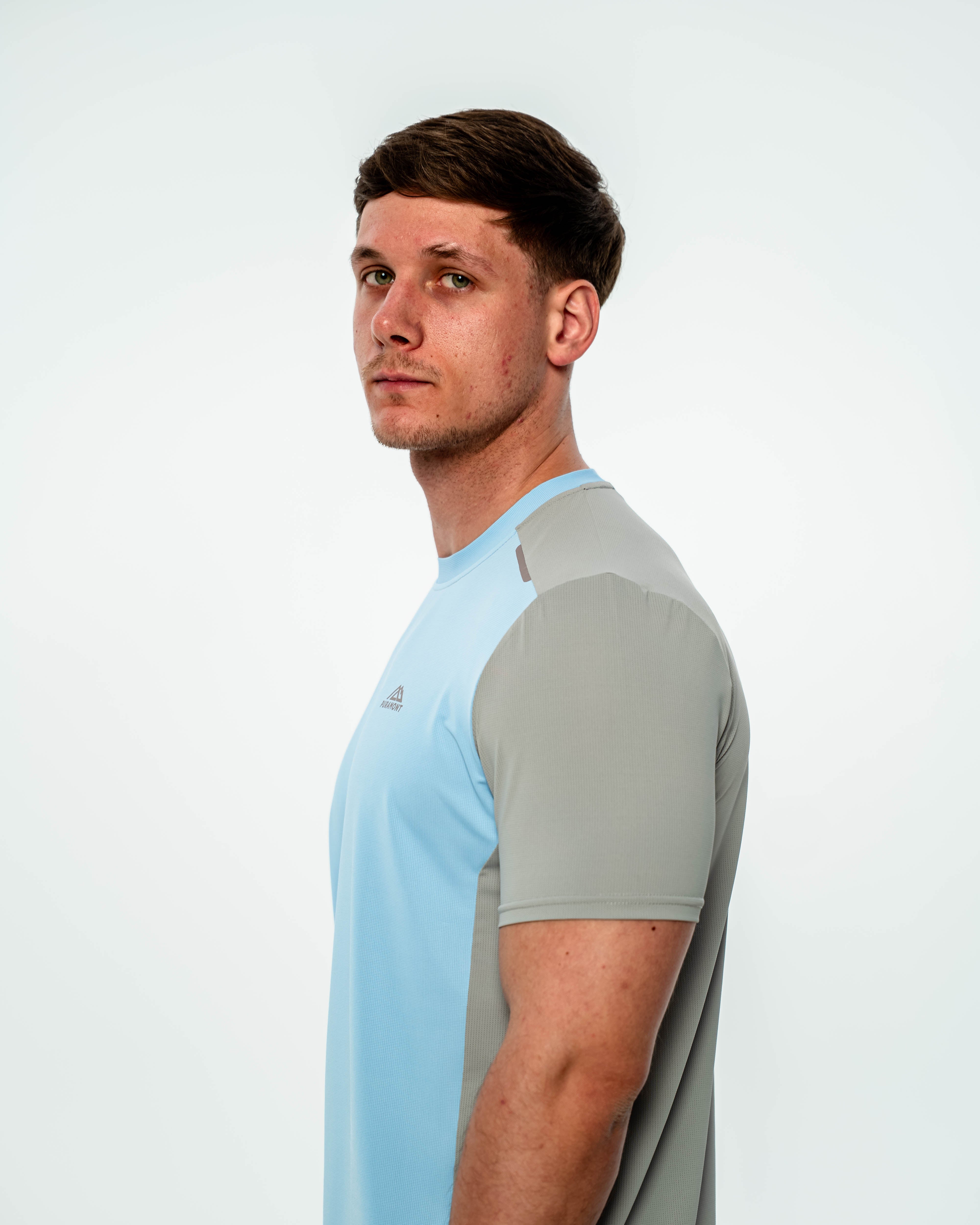 Discover Tee - Blue/Grey