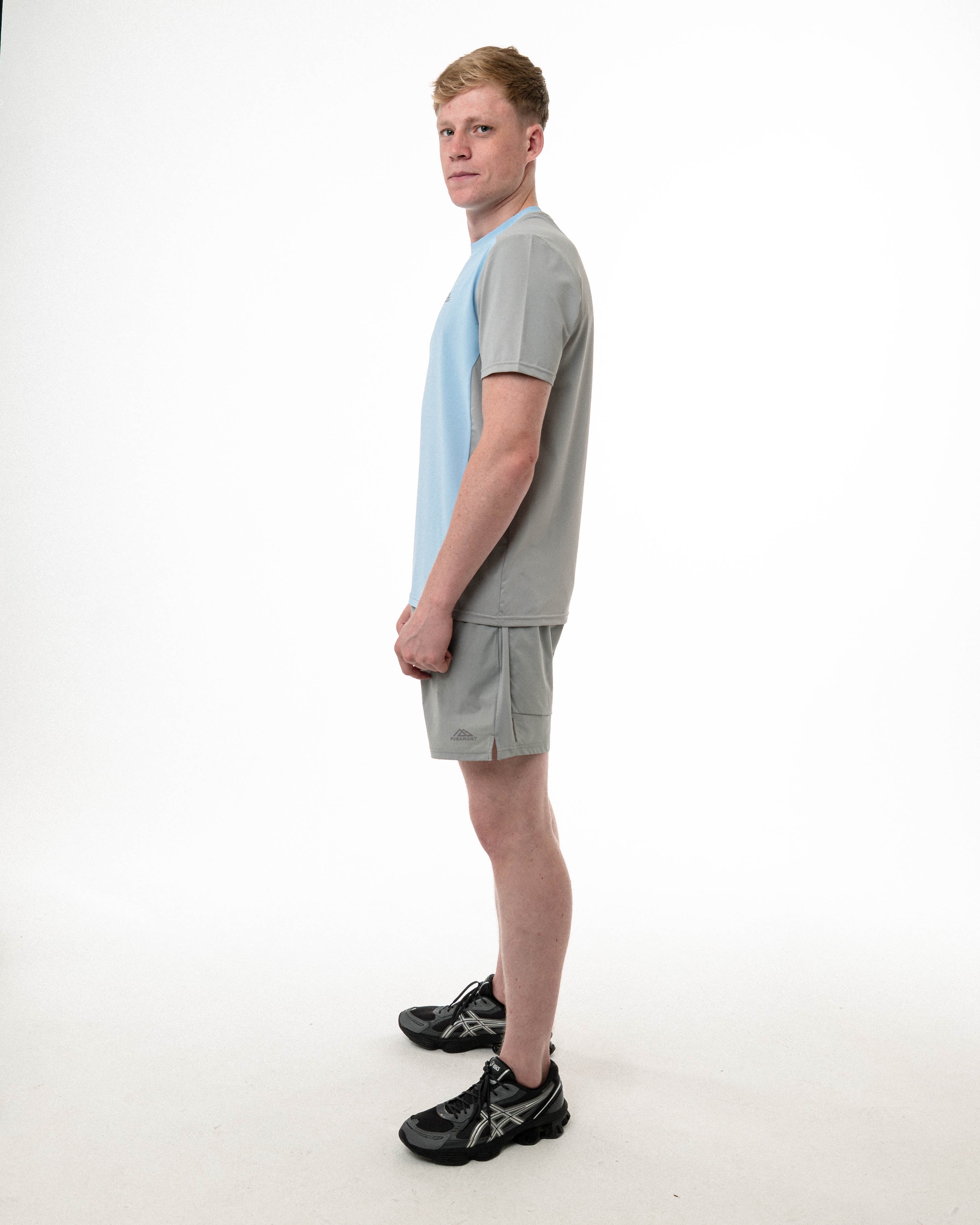 Discover Tee - Blue/Grey