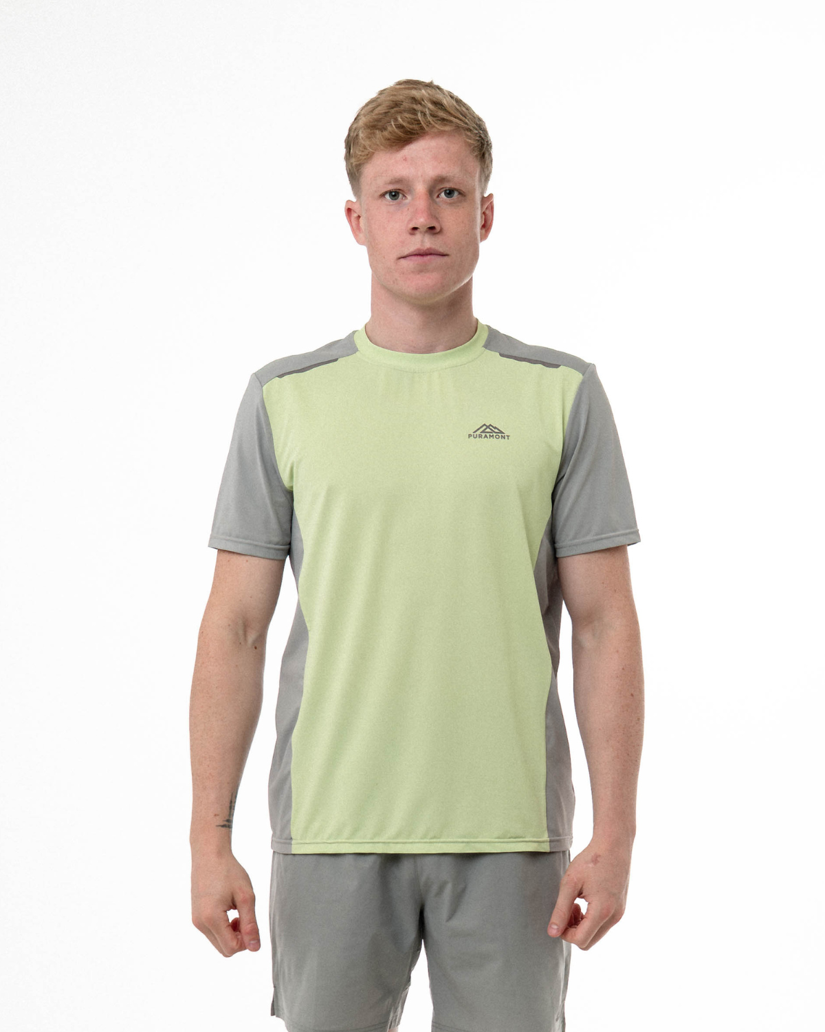 Discover Tee - Green/Grey